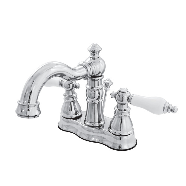 Fauceture 4" Centerset Bathroom Faucet, Polished Chrome FSC1601APL